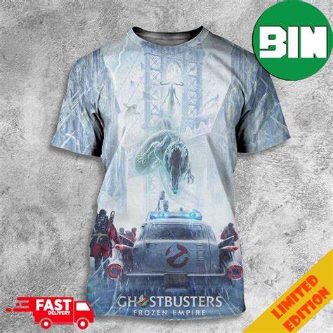 t shirt ghostbusters frozen empire